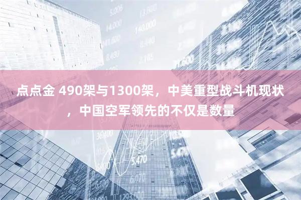 点点金 490架与1300架，中美重型战斗机现状，中国空军领先的不仅是数量